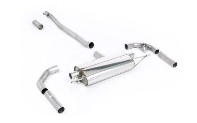Milltek Sport Mercedes A35 AMG - & Valved Front Pipe Back Exhaust System - Uses OE Tailpipes