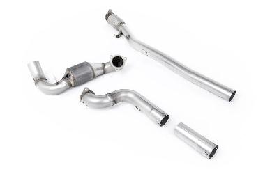 Milltek Sport Mercedes A35 AMG (GPF Models) - Large Bore Downpipe with Hi Flow Sports Cat (For Milltek) - Non Hybrid Models