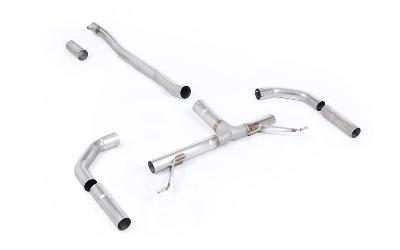 Milltek Sport Mercedes A35 AMG - Race & Non-Valved Front Pipe Back Exhaust (Uses OE Trims)