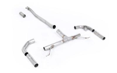 Milltek Sport Mercedes A35 AMG - Race & Valved Front Pipe Back Exhaust (Uses OE Trims)
