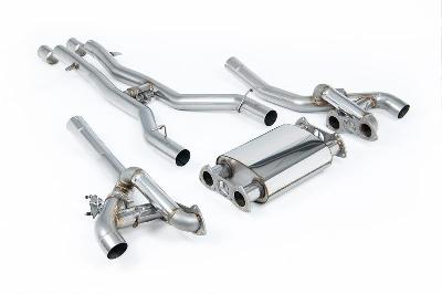 Milltek Sport Mercedes AMG GT/GTS/GTC (Non GPF Models) - Cat Back (Valved) with Active H Pipe