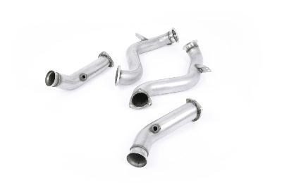 Milltek Sport Mercedes C63/C63S W205 & E63S AMG - Large Bore Downpipe Pair with Catalyst Delete (For Milltek or OE Exhaust)