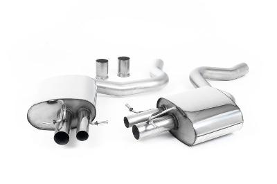 Milltek Sport Mercedes C63/C63S W205 Saloon (Non GPF Models) - Non-Valved Rear Silencers
