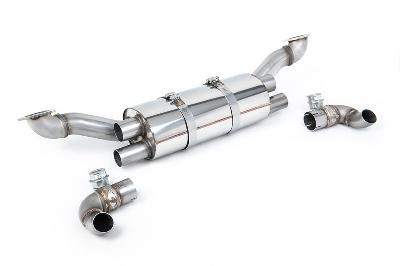 Milltek Sport Porsche 911 991.1 3.8L - Rear Silencer Fits to OE Side Silencers and