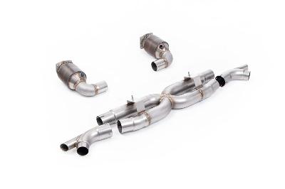 Milltek Sport Porsche 991.2 Turbo S - Full X Pipe Race System with HJS High Flow Sports Cats