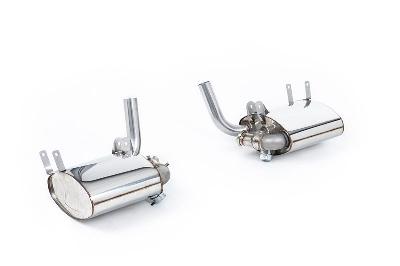 Milltek Sport Porsche 996 Carrera & Carrera S - Valved Silencers - Uses OE Trims