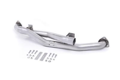 Milltek Sport Porsche 997.2 C2/C4/S/GTS - Rear Silencer Delete Assembly - Fits with both Porsche Sport Exhausts (Valved) and Standard OE Systems