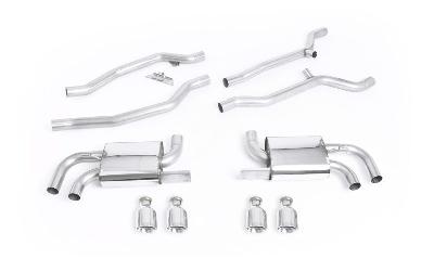Milltek Sport Porsche Cayenne 958 Turbo V8 (Pre-Facelift) - Cat-Back Exhaust System