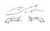Milltek Sport Porsche Cayenne 958 Turbo V8 (Pre-Facelift) - Cat-Back Exhaust System - Uses OE Tips