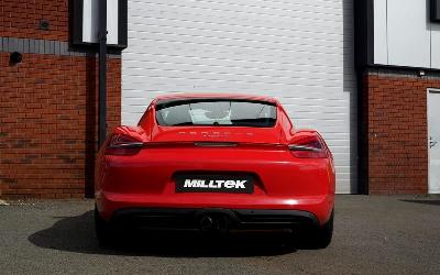Milltek Sport Porsche Cayman & Boxster 981 2.7L - Cat Back