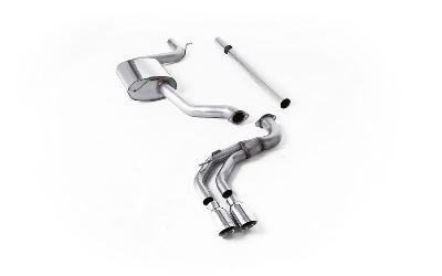 Milltek Sport Seat Leon FR 1.8 TSI & VW Golf MK7.5 1.5TSI - Cat-Back Exhaust System (GTD Style) (SSXSE192)