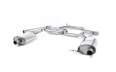 Milltek Sport Skoda Octavia vRS 2.0 TSI 220/230/245ps - Cat-Back Exhaust System - Uses OE Tips