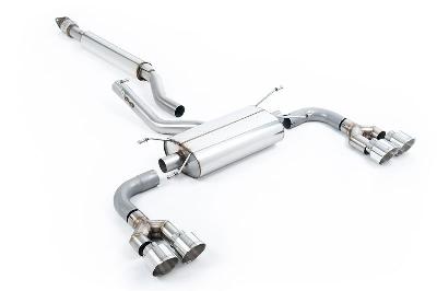 Milltek Sport Toyota GR86 - Quad Outlet Cat Back for TRD Diffuser