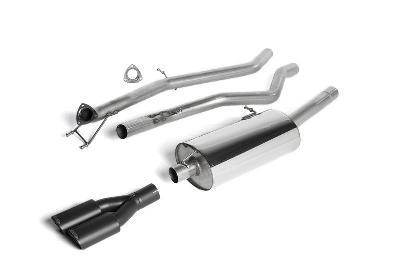 Milltek Sport VW Amarok 2.0 BiTDI 163/180 - Cat-Back Exhaust System with Twin Black Oval Outlets