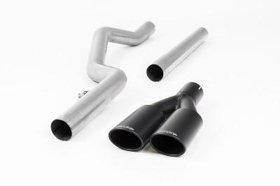 Milltek Sport VW Amarok 3.0 V6 TDI - Cat-Back Exhaust System with Cerakote Black Twin Oval Outlet