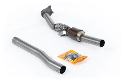 Milltek Sport VW Golf Mk5 & Mk6 2.0 - Stainless Steel Cast Downpipe with Race Cat (For Milltek 3