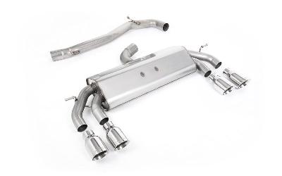 Milltek Sport VW Golf R MK7.5 2.0 TSI 310ps (Non GPF Models & 76mm systems) - Non-Valved & Cat-Back Race Exhaust System