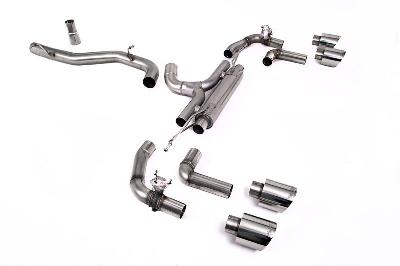 Milltek Sport VW Golf R MK8/MK8.5 - 80mm System (Race System - Loudest)
