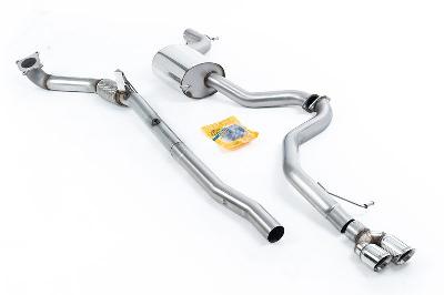Milltek Sport VW Jetta MK6 GLI 2.0T TSI - Turbo-Back Exhaust System with Catalyst Delete