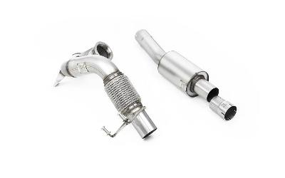 Milltek Sport VW Polo GTI 2.0 TSI (AW - 5 Door/Non GPF Models) - Downpipe and Decat for OE Cat Back
