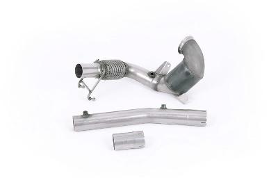 Milltek Sport VW Polo GTI 2.0 TSI (AW - 5 Door/Pre Facelift/GPF Models) - Downpipe with Hi-Flow Sports Cat - For Milltek Cat-Back