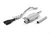 Milltek Sport VW T5/T6 LWB - DPF-Back Exhaust System Twin Black Oval Outlets