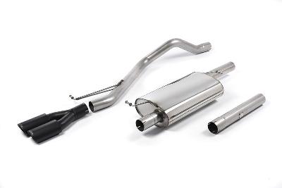 Milltek Sport VW T5/T6 LWB - DPF-Back Exhaust System Twin Black Oval Outlets