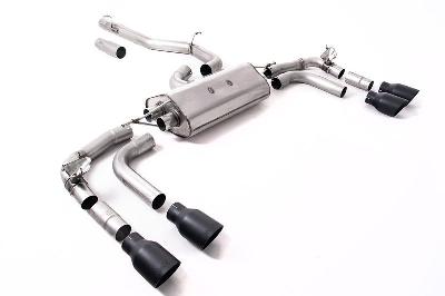 Milltek Sport VW Tiguan R EA888.4 MQB EVO (GPF Models) - GPF/OPF Back Exhaust System - Re-uses Factory Valve Motors