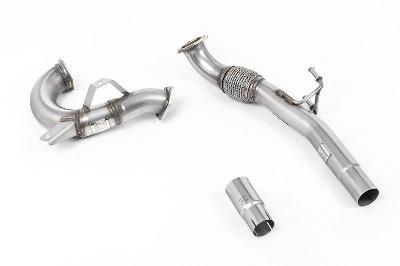 Milltek Sport VW Up GTI 115ps & 1.0TSI 90ps - Large Bore Downpipe & De-Cat - For OE Cat-Back