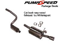 Milltek Sport ST 150 Cat Back Exhaust - Resonated