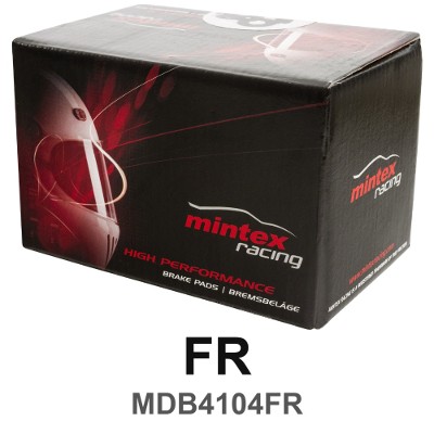 Mintex Fast Road (FR) Front Brake Pads (MDB4104FR) - Ford Fiesta ST Mk8