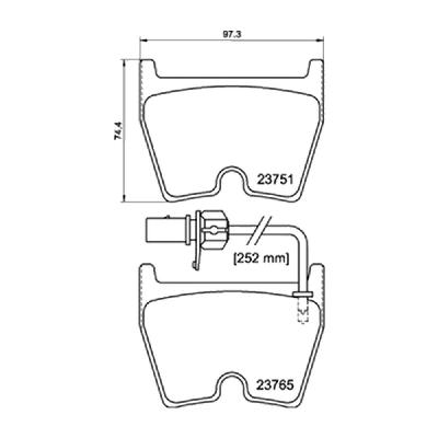 Mintex F4R Front Brake Pads (2601F4R16.70) - Audi R8 V10 Plus