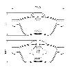 Mintex Racing Front Brake Pads - MINI Cooper S R53 - pad shape drawing