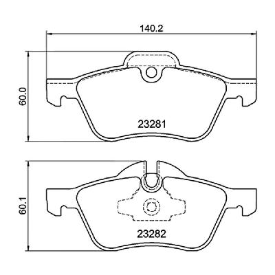 Mintex F2R Front Brake Pads (2162F2R18.00) - MINI Cooper S R53