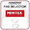 Mintex Racing Front Brake Pads - MINI One / Cooper (R50) - Pumaspeed pad selector, choose your compound