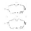 Mintex Racing Front Brake Pads - MINI One / Cooper (R50) - pad shape drawing