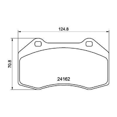 Mintex F2R Front Brake Pads (2725F2R15.00) - Renault Megane RS 225 / 230 R26