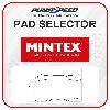 Mintex Racing Front Brake Pads - Renault Megane RS 250 / 265 / 275 (Mk3) - Pumaspeed pad selector, choose your compound