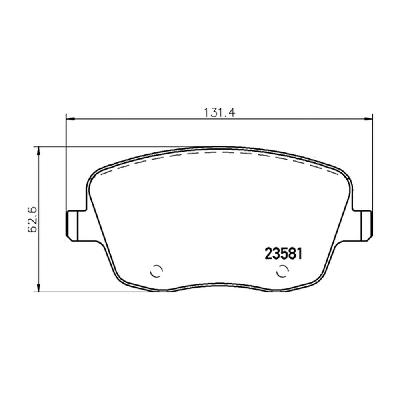 Mintex F6R Front Brake Pads (2294F6R18.90) - SEAT Ibiza 1.9 TDI