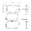 Mintex Racing Rear Brake Pads - Honda S2000 - pad shape drawing