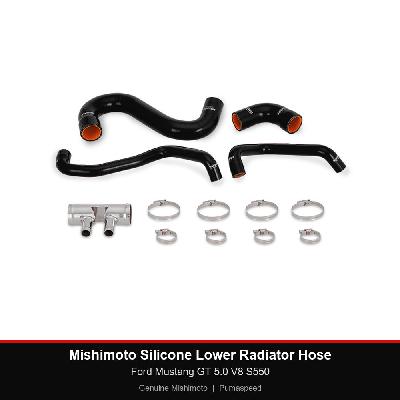 Mishimoto Silicone Lower Radiator Hose - Ford Mustang GT 5.0 V8 S550