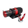 OX 4500 lb 12V Electric Winch, Red Synthetic Rope, Hawse Fairlead - front view