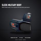 Stealth black body, black synthetic rope