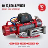 Red body, steel cable (roller fairlead)