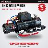 OX Winches 13500lb V2 12v Recovery Winch - Black Body, Black Synthetic Rope - main photo