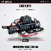 OX Winches 13500lb V2 12v Recovery Winch - Black Body, Black Synthetic Rope - dimensions 542 x 160 x 245 mm