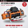 OX Winches 13500lb V2 12v Recovery Winch - Orange Body, Black Synthetic Rope - main photo