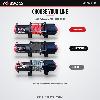 OX Winches 6000lb 12v Electric Winch - Black Body, Steel Cable - rope options