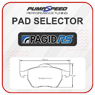 Pagid Racing Front Brake Pads - Audi S3 1.8T quattro 8L