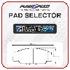 Pagid Racing Front Brake Pads - Honda Civic Type R EP3 2.0 litre i-VTEC - Pumaspeed pad selector, choose your compound